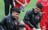 [ẢNH] Đức Chinh tươi rói, Văn Toàn và Ngọc Hải phải tập riêng