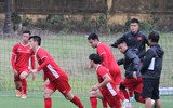 [ẢNH] Đức Chinh tươi rói, Văn Toàn và Ngọc Hải phải tập riêng