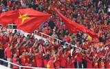 [ẢNH] Bầu không khí bên trong sân Mỹ Đình trước trận Việt Nam - Malaysia
