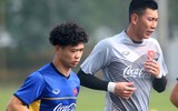 [ẢNH] Công Phượng khoe kiểu tóc xù, hứng khởi cùng đồng đội tập luyện