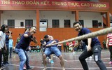 Thắng thua cùng cười tại ngày hội thể thao Công an Hà Nội