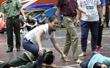 Thắng thua cùng cười tại ngày hội thể thao Công an Hà Nội