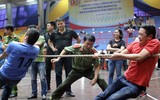 Thắng thua cùng cười tại ngày hội thể thao Công an Hà Nội