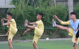 [ẢNH] Á quân THPT Phùng Khắc Khoan tích cực tập dứt điểm trước ngày ra quân