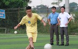 [ẢNH] Á quân THPT Phùng Khắc Khoan tích cực tập dứt điểm trước ngày ra quân