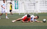 [ẢNH] So tài quyết liệt trong ngày khai mạc Giải bóng đá học sinh THPT Hà Nội 2019