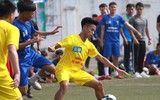 [ẢNH] So tài quyết liệt trong ngày khai mạc Giải bóng đá học sinh THPT Hà Nội 2019
