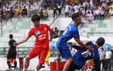 [ẢNH] So tài quyết liệt trong ngày khai mạc Giải bóng đá học sinh THPT Hà Nội 2019