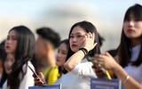 [ẢNH] Vẻ đẹp nữ sinh có 'nụ cười tỏa nắng' gây sốt giải bóng đá học sinh Hà Nội