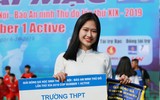 [ẢNH] Vẻ đẹp nữ sinh có 'nụ cười tỏa nắng' gây sốt giải bóng đá học sinh Hà Nội