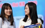 [ẢNH] Vẻ đẹp nữ sinh có 'nụ cười tỏa nắng' gây sốt giải bóng đá học sinh Hà Nội