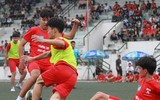 [ẢNH] Cởi nút thắt ghi bàn, ĐKVĐ Trương Định thắng tưng bừng 4-0