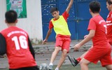 [ẢNH] Dẫn bàn ngay phút đầu, THPT Yên Hòa thắng hú vía sau loạt luân lưu