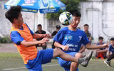 [ẢNH] Cầu thủ THPT Đông Đô gục ngã sau thất bại đáng tiếc