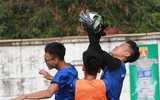 [ẢNH] Cầu thủ THPT Đông Đô gục ngã sau thất bại đáng tiếc