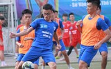 [ẢNH] Cầu thủ THPT Đông Đô gục ngã sau thất bại đáng tiếc