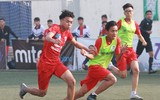 [ẢNH] Á quân THPT Phùng Khắc Khoan vất vả lấy vé tứ kết
