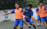 [ẢNH] Bàn thắng 'quý như vàng' đưa THPT Tân Lập vào bán kết
