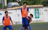 [ẢNH] Bàn thắng 'quý như vàng' đưa THPT Tân Lập vào bán kết