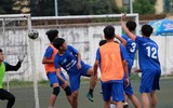 [ẢNH] Bàn thắng 'quý như vàng' đưa THPT Tân Lập vào bán kết