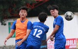[ẢNH] Bàn thắng 'quý như vàng' đưa THPT Tân Lập vào bán kết