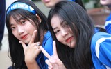 [ẢNH] Thầy trò trường Lê Văn Thiêm hát 