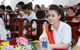 Hoa hậu Biển Thùy Trang đạp xe kêu gọi bảo vệ môi trường