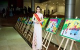 Hoa hậu Biển Thùy Trang đạp xe kêu gọi bảo vệ môi trường