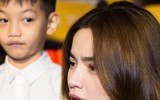 Hồ Ngọc Hà rạng rỡ đưa mẹ và con trai đi xem phim 