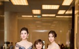 Á hậu Huyền My và Hoa hậu Mỹ Linh diện đầm cúp ngực khoe vẻ đẹp gợi cảm
