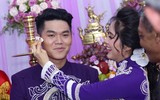 Lê Phương và chồng trẻ không ngừng thể hiện tình yêu tại lễ cưới