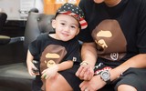 Chồng Ngọc Thạch lái xe 16 tỷ đồng đưa con đến chúc mừng vợ 