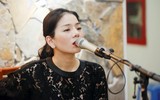 Lệ Quyên được ông xã hộ tống đi tập nhạc