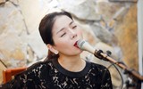 Lệ Quyên được ông xã hộ tống đi tập nhạc