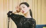 Lệ Quyên được ông xã hộ tống đi tập nhạc