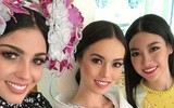 Những hình ảnh đầu tiên của Mỹ Linh tại Miss World 2017