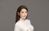 Lý Nhã Kỳ đẹp nền nã trong tà áo dài truyền thống