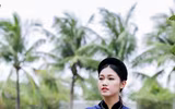Ngắm bộ áo dài có giá cả trăm triệu đồng được Á hậu Thanh Tú mặc tại Hội nghị APEC