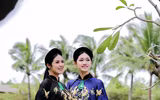 Ngắm bộ áo dài có giá cả trăm triệu đồng được Á hậu Thanh Tú mặc tại Hội nghị APEC