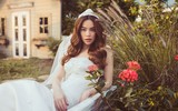 Bất ngờ mặc váy cưới, Hà Hồ khiến fans đứng ngồi không yên