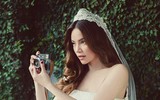 Bất ngờ mặc váy cưới, Hà Hồ khiến fans đứng ngồi không yên