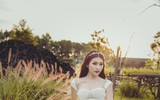 Chế Nguyễn Quỳnh Châu diện váy cưới giữa khung cảnh đầy chất thơ