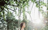 Chế Nguyễn Quỳnh Châu diện váy cưới giữa khung cảnh đầy chất thơ