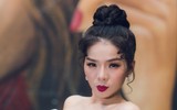 Lệ Quyên bất ngờ mặc váy cưới sau 7 năm kết hôn