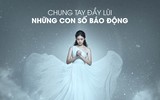 Á hậu Thanh Tú thực hiện bộ ảnh chống xâm hại trẻ em