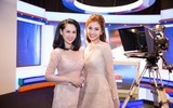 Á hậu Diễm Trang bất ngờ làm MC bản tin thời sự