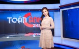 Á hậu Diễm Trang bất ngờ làm MC bản tin thời sự