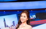 Á hậu Diễm Trang bất ngờ làm MC bản tin thời sự
