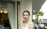 Á hậu Hà Thu tái xuất sau thời gian dài 