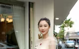 Á hậu Hà Thu tái xuất sau thời gian dài 